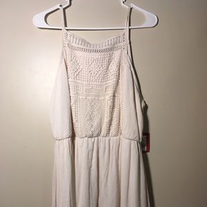 Lace white dress